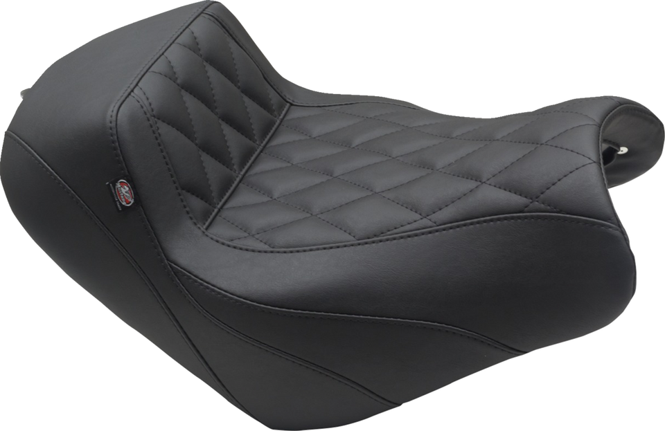 Squareback/Fastback Solo Seat - Black - Diamond Stitch - Vulcan S 15-23 - Lutzka's Garage