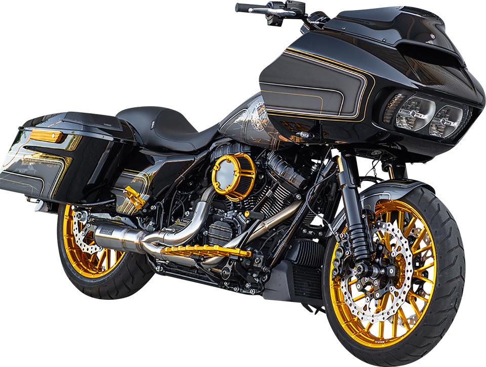 Fork Tube - 49 mm - Gold - Lutzka's Garage