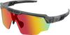 Wheelie Sunglasses - Gloss Clear Gray - Smoke Black/Red Revo