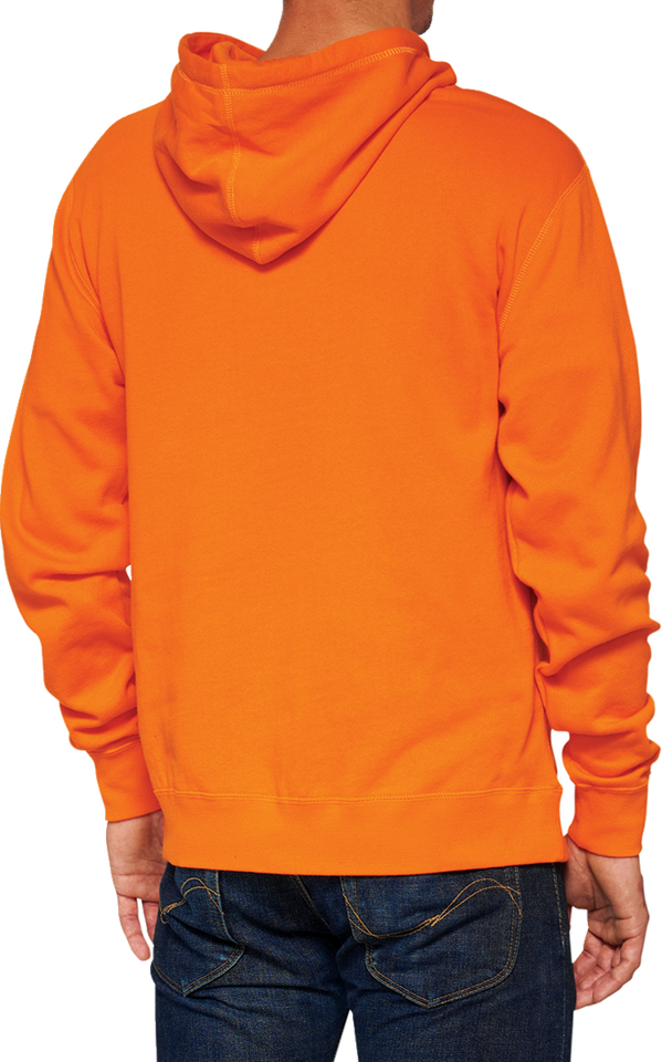 Hoodie Icon - Orange - Small - Lutzka's Garage