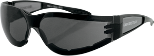 Shield II Sunglasses - Gloss Black - Smoke - Lemans - Lutzka's Garage