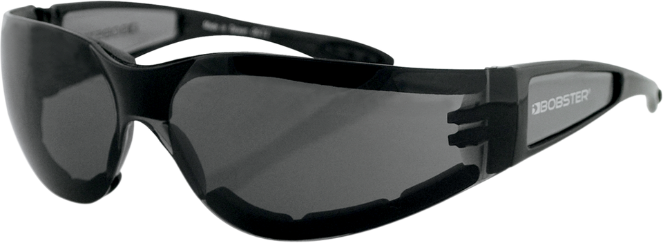 Shield II Sunglasses - Gloss Black - Smoke - Lemans - Lutzka's Garage