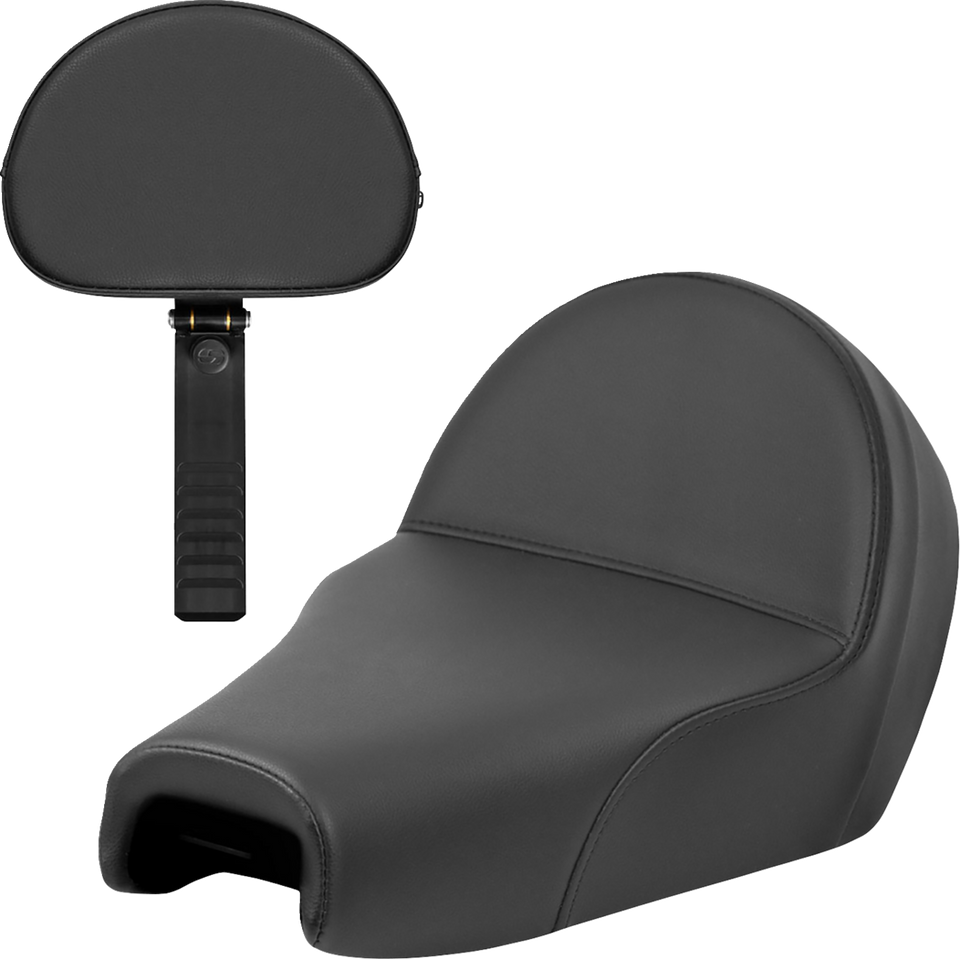Solo Seat - Plain w/ Backrest - XL 04-22