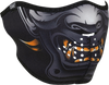 Half-Face Mask - Horned Demon