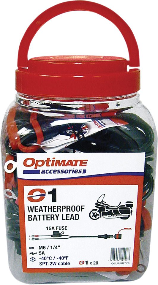 Optimate® Permanent Battery Lead O-01 - 20 Pack