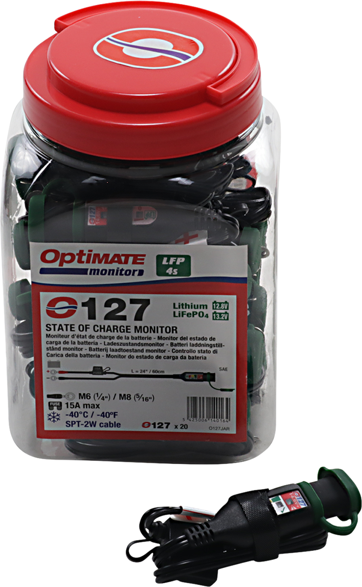 Cord with Tester Lithium Jar/20