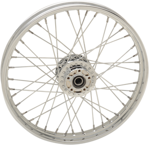Wheel - Laced - 40 Spoke - Front - Chrome - 21x2.15 - 08-17 FXD - Lutzka's Garage