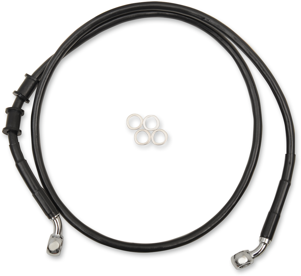 Brake Line - Front - +4" - Black - XL - Lutzka's Garage