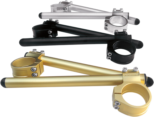 Handlebar - Clip-On - 50 mm - 0° - Silver - Lutzka's Garage