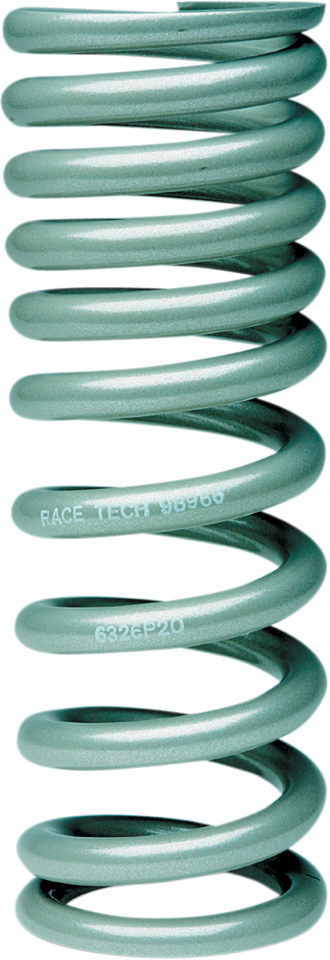 Progressively Wound Shock Spring - Gray - P20 - Spring Rate 454 lbs/in - Lutzka's Garage