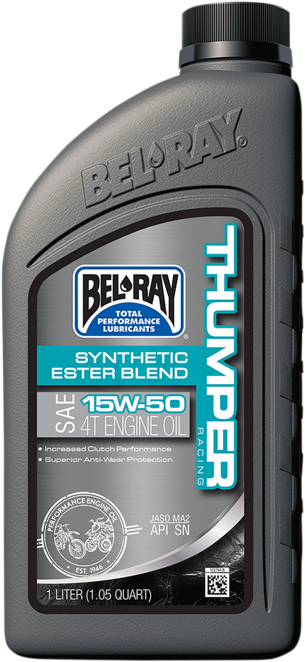 Thumper Synthetic Blend 4T Oil - 15W-50 - 1 L - Lutzka's Garage