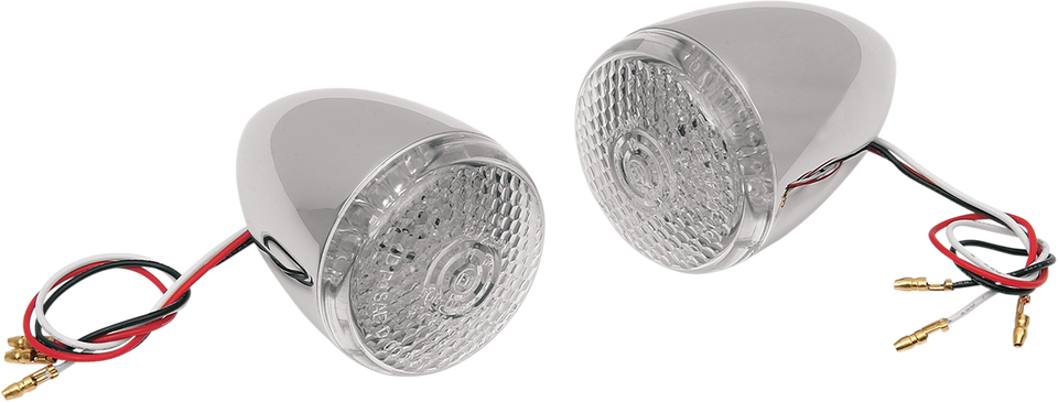 Turn Signal Kit - Clear/Red - Rear - Lutzka's Garage