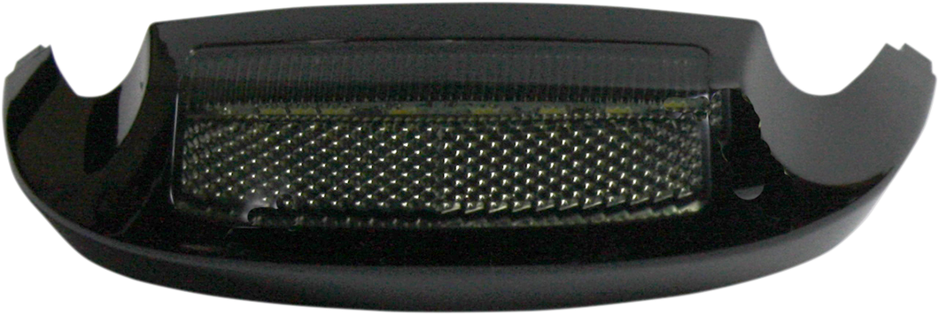 Led Front Fender Tip - Amber LED/Smoke Lens -Black
