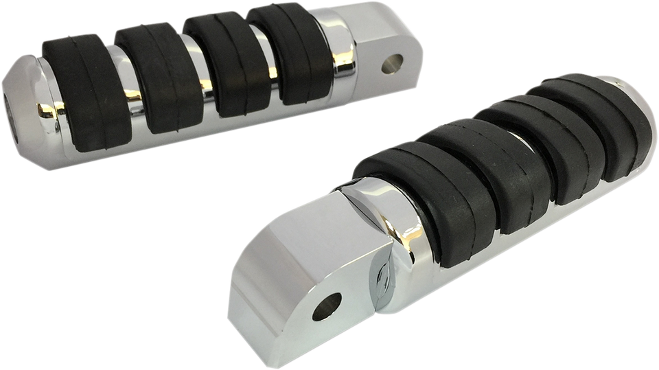 Passenger Soft-Ride Chrome Foot Pegs - Softail