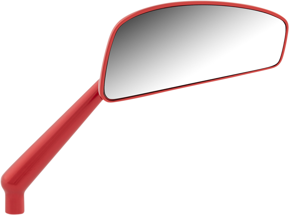 Tearchop Mirror - Righthand - Red - Lutzka's Garage