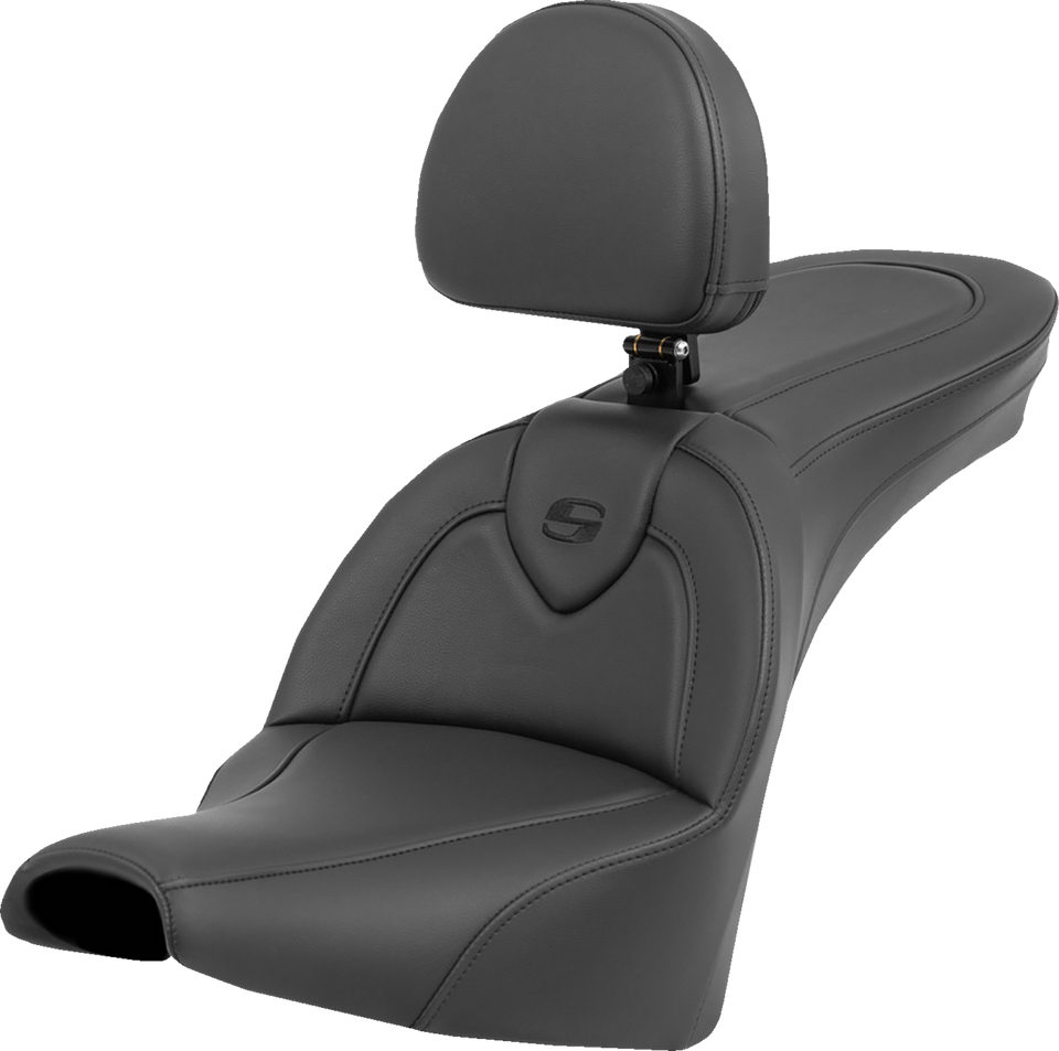 Roadsofa™ Seat - with Backrest - Black/Black Stitching - FXBB/FXST 18-23