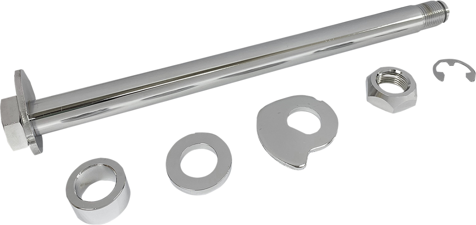Axle Kit - Rear - Chrome - 14-21 FLT - Lutzka's Garage