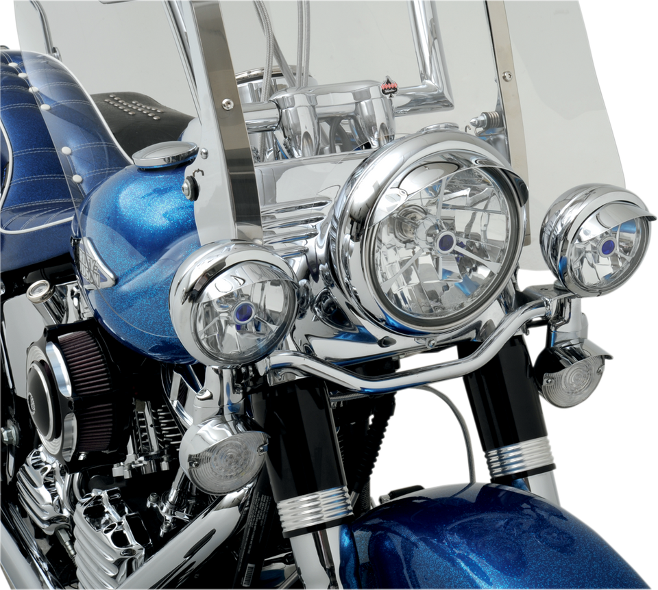 Visor for 4 1/2" Headlight - Chrome - Lutzka's Garage