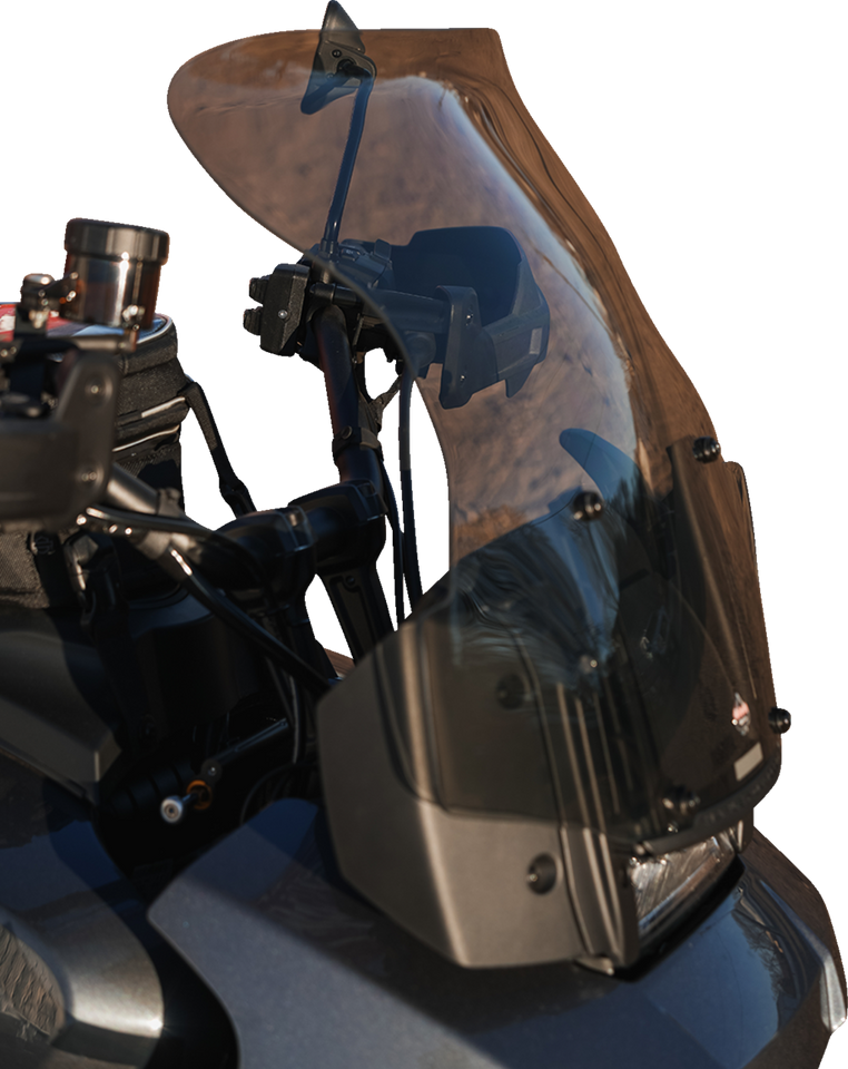 Flare Windshield - 15-1/2" - Tint - Pan America