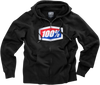 Official Fleece Zip-Up Hoodie - Black - Small - Lutzka's Garage