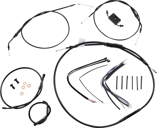 Handlebar Cable and Brake Line Kit - Extended - Sportsters - 16