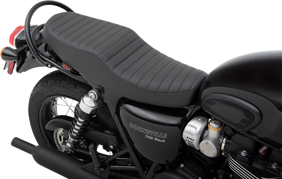 Retro Seat - Classic - Vinyl - Black - Lutzka's Garage