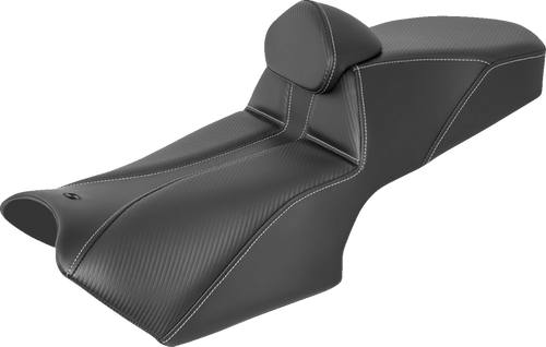 Adventure Tour Seat - w/ Backrest - Black - BMW 19-22 - Lutzka's Garage