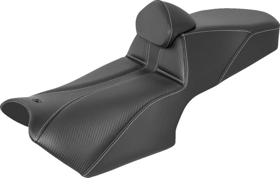 Adventure Tour Seat - w/ Backrest - Black - BMW 19-22 - Lutzka's Garage