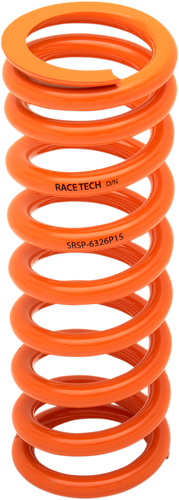 Progressively Wound Shock Spring - Orange - P15 - Spring Rate 195 lbs/in - 285 lbs/in - Lutzka's Garage
