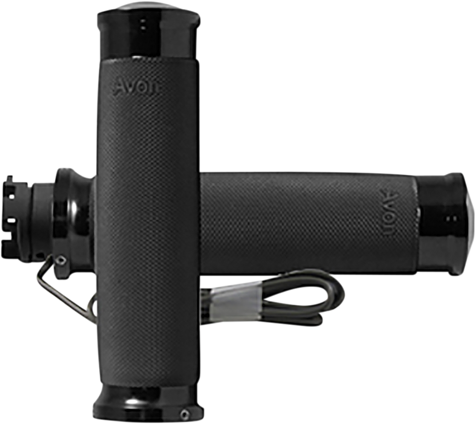 Grips - Heated - Custom Contour - Indian - Black - Lutzka's Garage