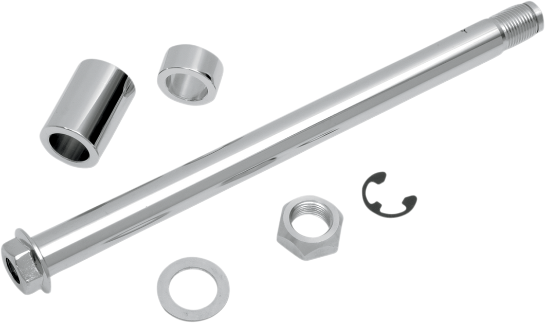 Axle Kit - Rear - Chrome - 08-17 FXD - Lutzka's Garage
