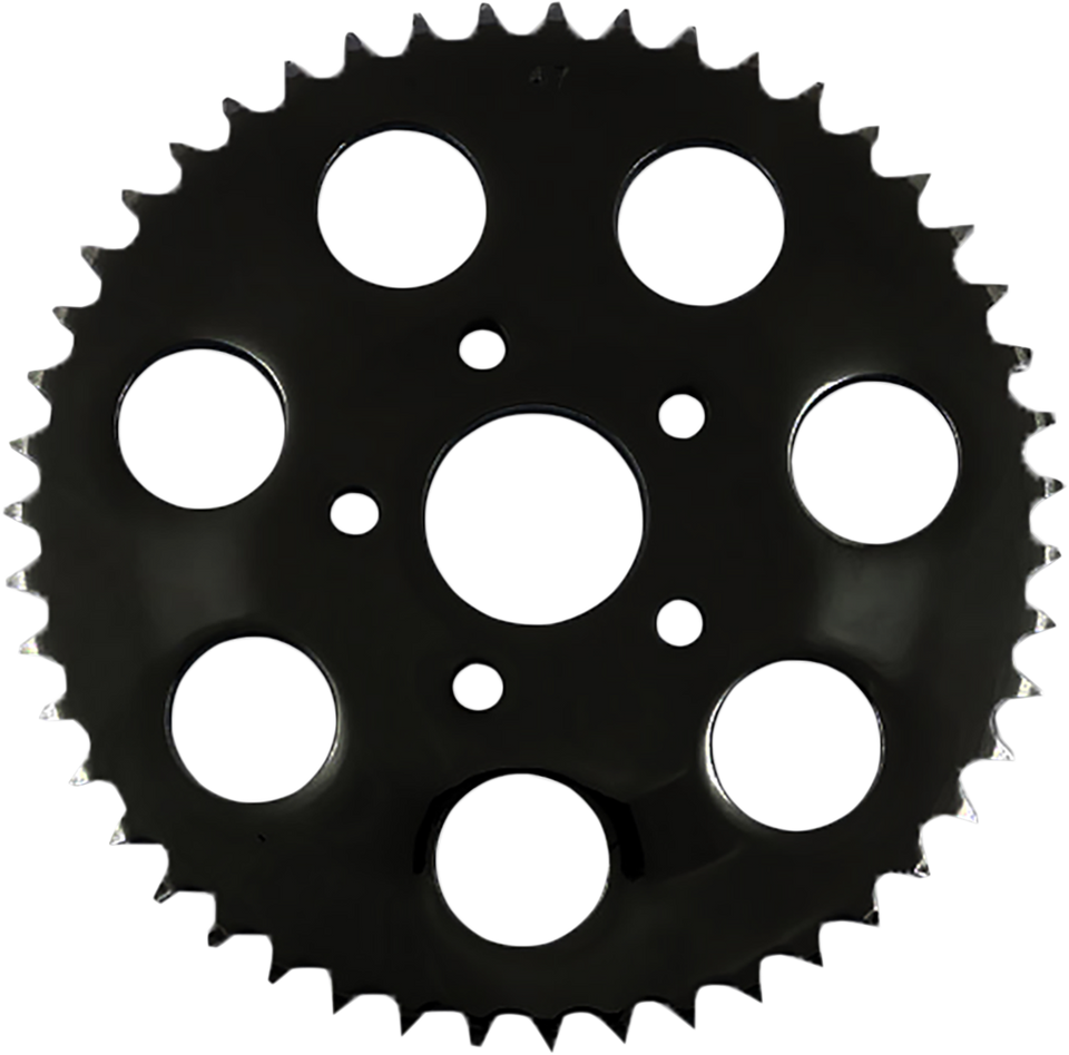Rear Sprocket - Black - Flat - 46 Tooth - Lutzka's Garage