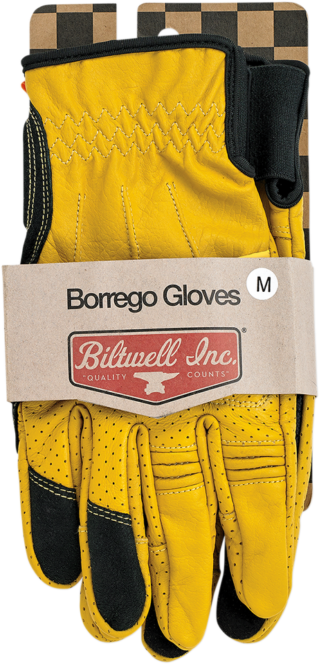 Borrego Gloves - Gold -Medium