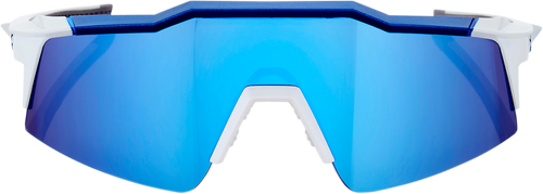 Speedcraft SL Sunglasses - White - Blue Mirror - Lutzka's Garage