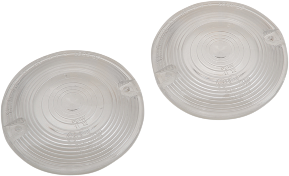 DOT Turn Signal Lens - FLHT - Clear - Lutzka's Garage