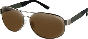 Commander Sunglasses - Olive/Bronze
