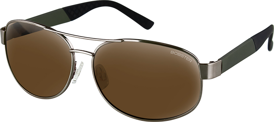 Commander Sunglasses - Olive/Bronze