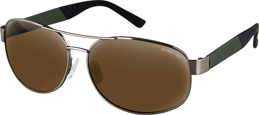 Commander Sunglasses - Olive/Bronze