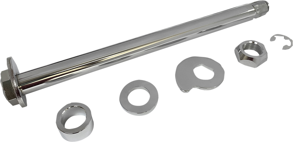 Axle Kit - Rear - Chrome - 09-13 FLT - Lutzka's Garage