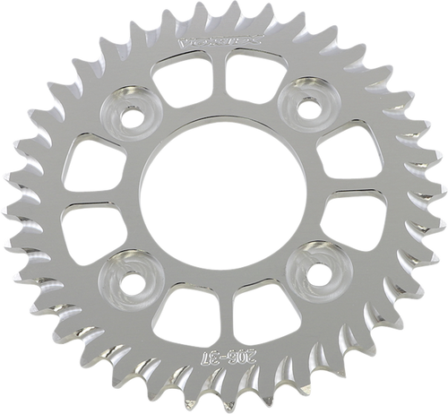 Aluminum Sprocket - Silver - Rear - 37 Tooth - Lutzka's Garage