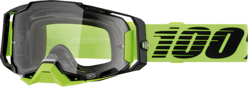 Armega Goggle - Neon Yellow - Clear - Lutzka's Garage