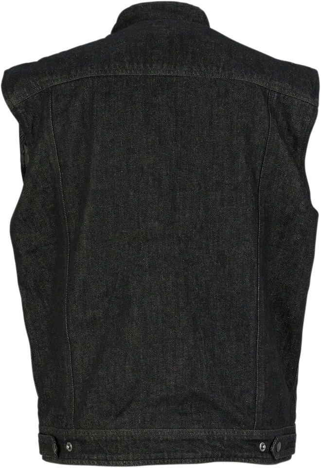 Denim Vest - Black - Medium - Lutzka's Garage