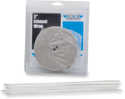 Exhaust Wrap with Tie - Tan - 2