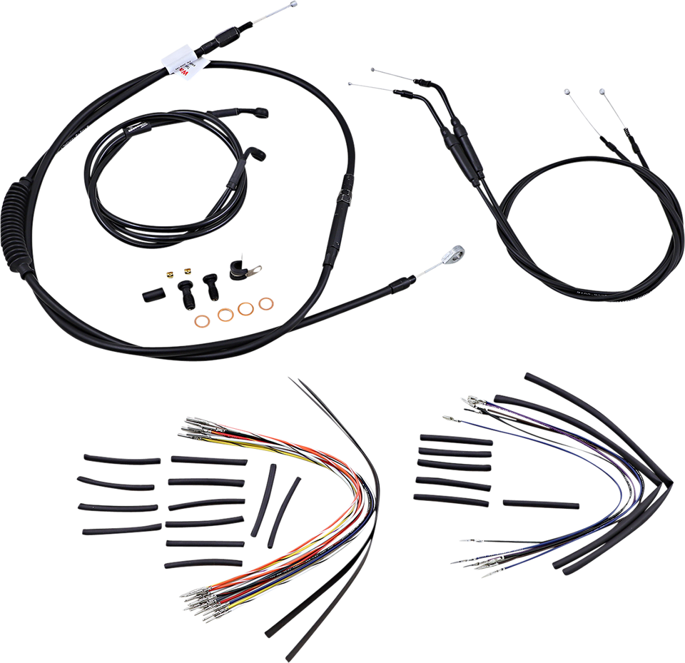 Control Kit - 14" Ape Hanger Handlebars - Lutzka's Garage