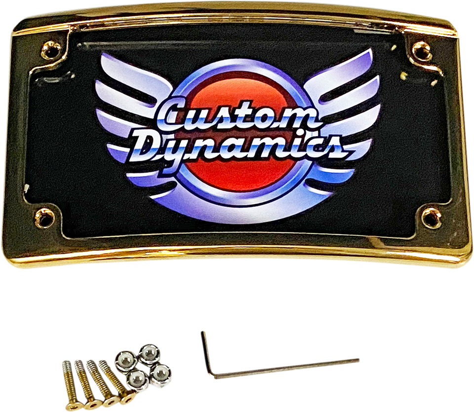 LED License Plate Frame - Gold - Lutzka's Garage