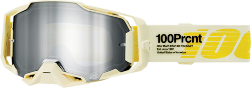 Armega Goggle - Barely - Silver Mirror - Lutzka's Garage
