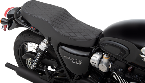 Retro Seat - Diamond - Black - Lutzka's Garage