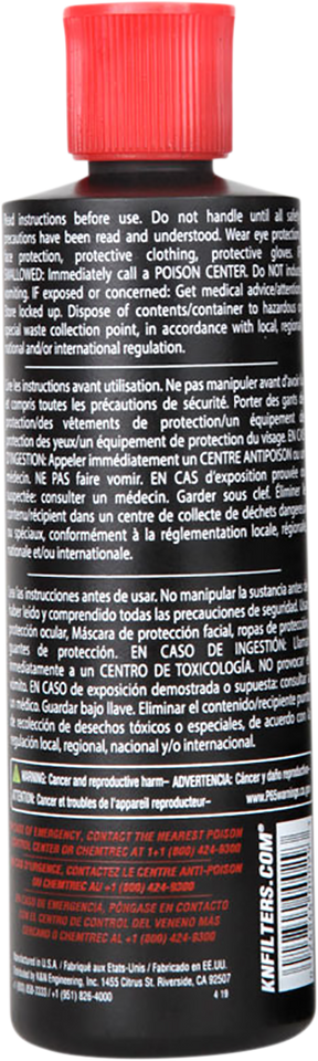 Air Filter Oil - 8 U.S. fl oz.