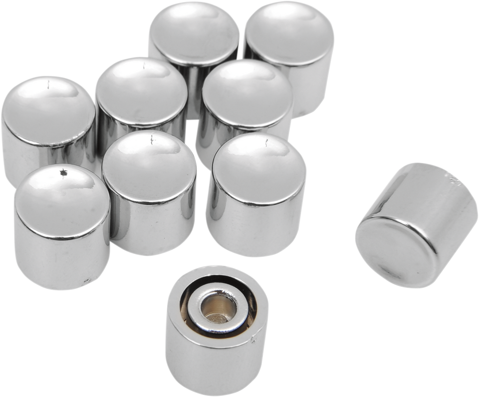 Button Cap - Turn Signal - Long - Chrome - Lutzka's Garage