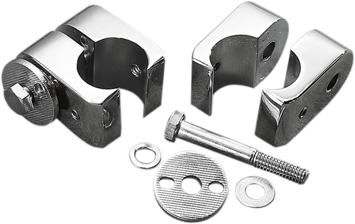 Universal Engine Guard Clamps - Chrome - 1